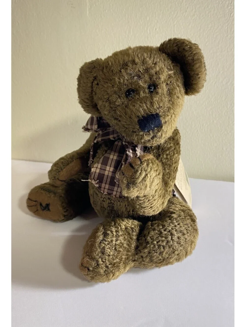 Boyds Bear Scruffy Beariluved 51000-05 Vintage 9” Tall Filled With Pellets